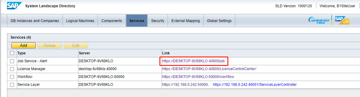 SAP B1 10.0版本警報(bào)配置